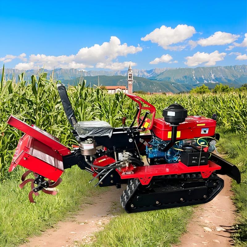 Gardening Tools China - ロータリーティラー搭載の小型トラクター、農業機械、ヒッチングツール付きローターベーター、耕運機、工場供給