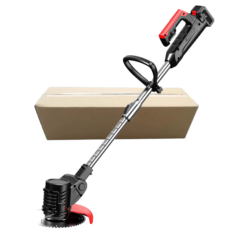 Gardening Tools Grass Cutter - リチウム電動草刈り機 コードレス芝刈り機 ホイール付き ポータブル草刈り機 ガーデン剪定電動工具