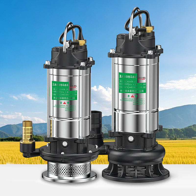 Gardening Tools China - ステンレス鋼水中ポンプ 220V 農業用ポンプ ガーデンツール 排水灌漑 水中自吸式下水ポンプ