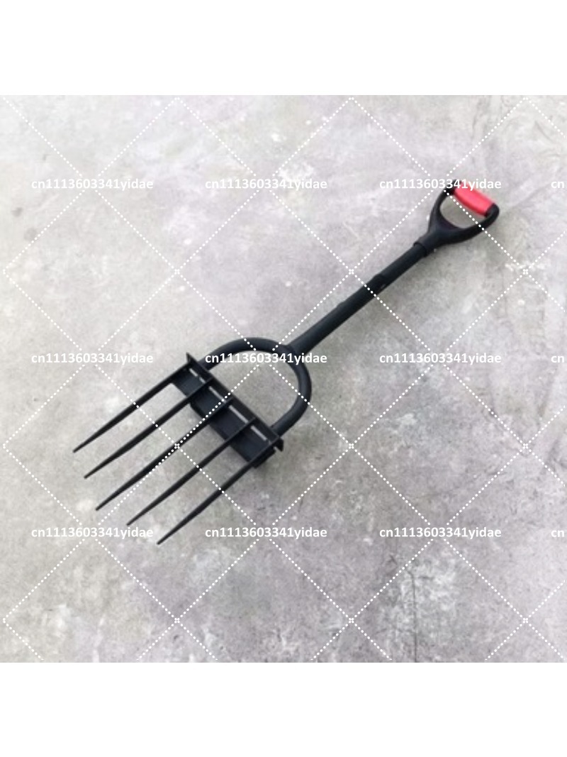 Gardening Tools Shovel - スチール製ガーデンフォーク、手動土壌耕耘ツール（深掘り用）、農業家庭用植栽シャベル