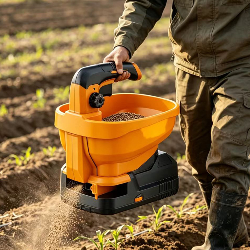 Grass Seed Spreader - 全自動リチウム電池式播種機、肥料散布機、菜種・大豆散布機、除雪機、トウモロコシ播種機