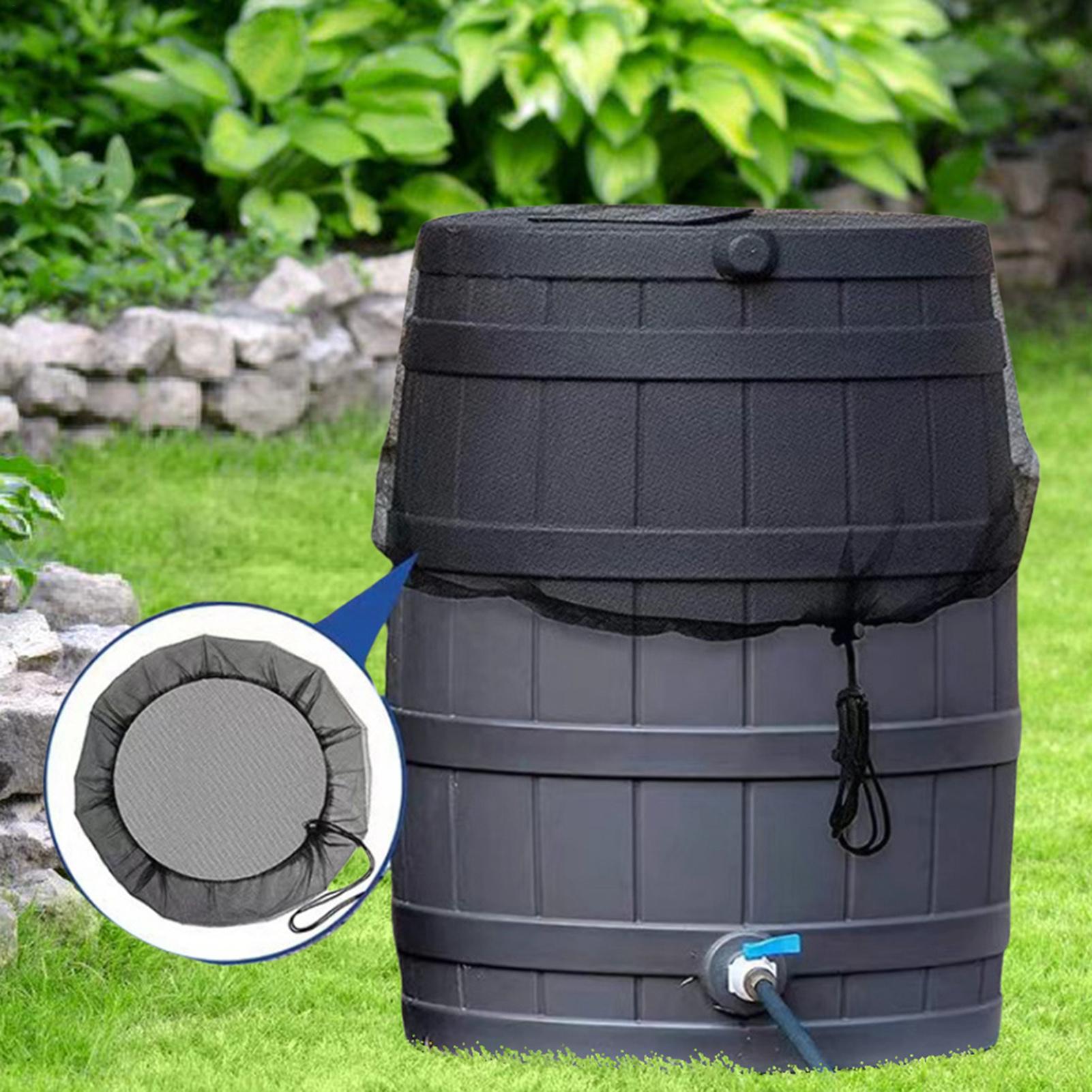 Garden Netting Cover - 屋外用メッシュカバーネット、雨水タンク、水汲みバケツカバー、水槽保護、庭用雨水タンクカバー