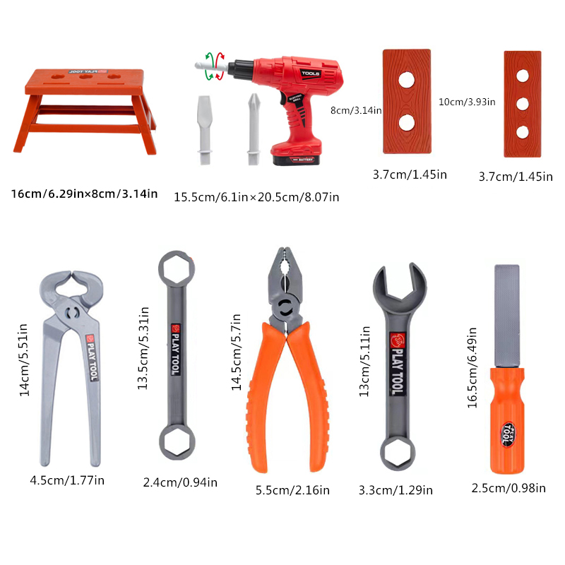 38個/39個/42個入りおもちゃ工具箱セット、電動おもちゃ - Gardening Tools For 8 Year Olds のレビューと価格