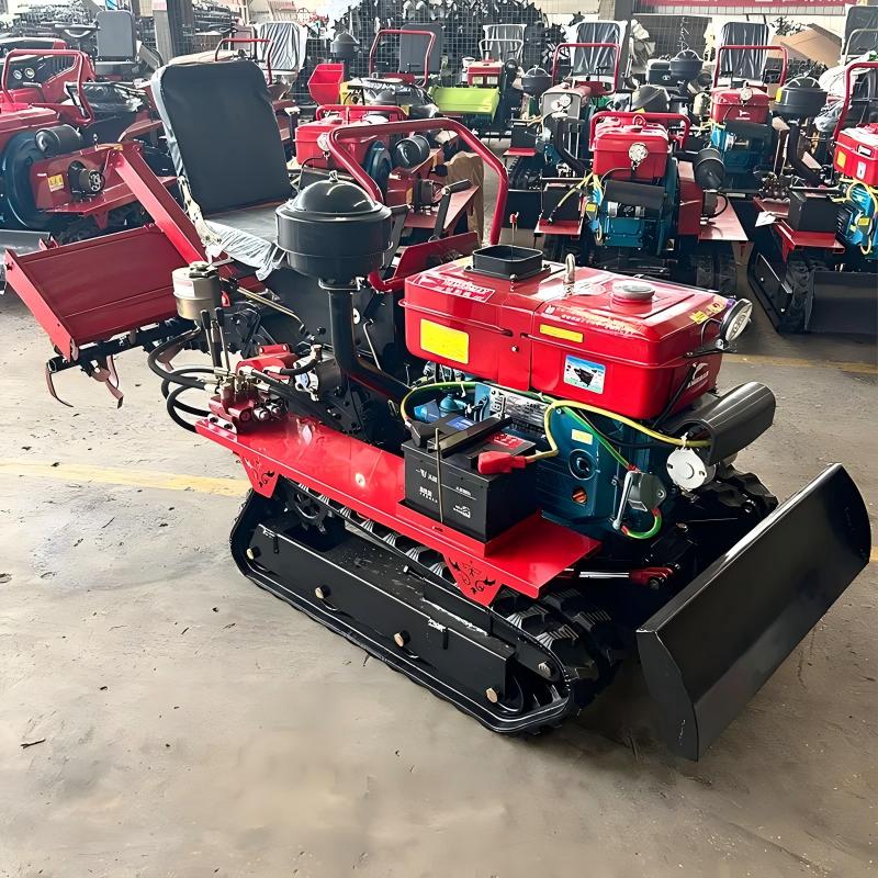 ロータリーティラー搭載の小型トラクター、農業機械、ヒッチング - Gardening Tools China のレビューと価格