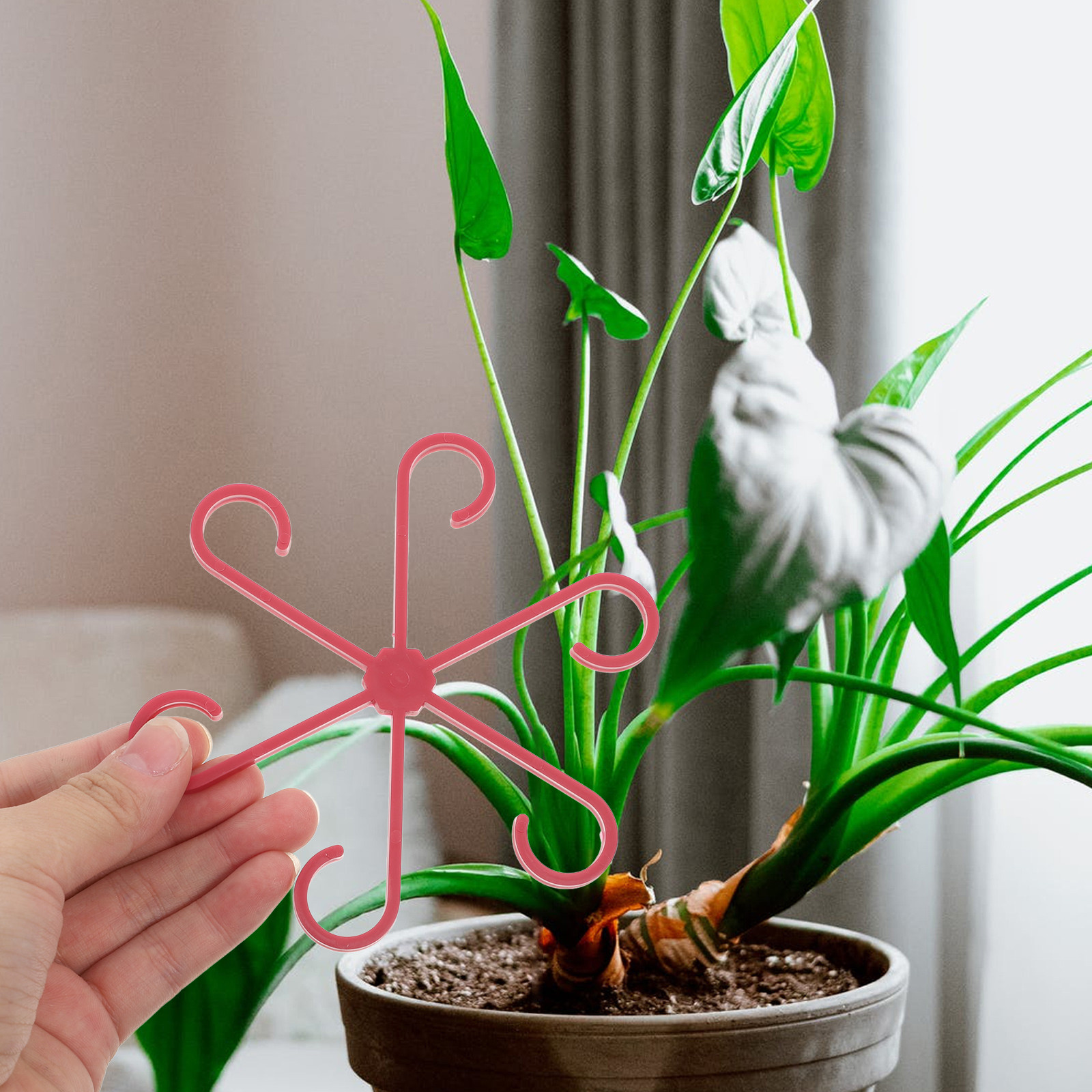 12個入り、再利用可能なABS製植物支柱クリップ。つる性の観 - Plant Support Stake のレビューと価格