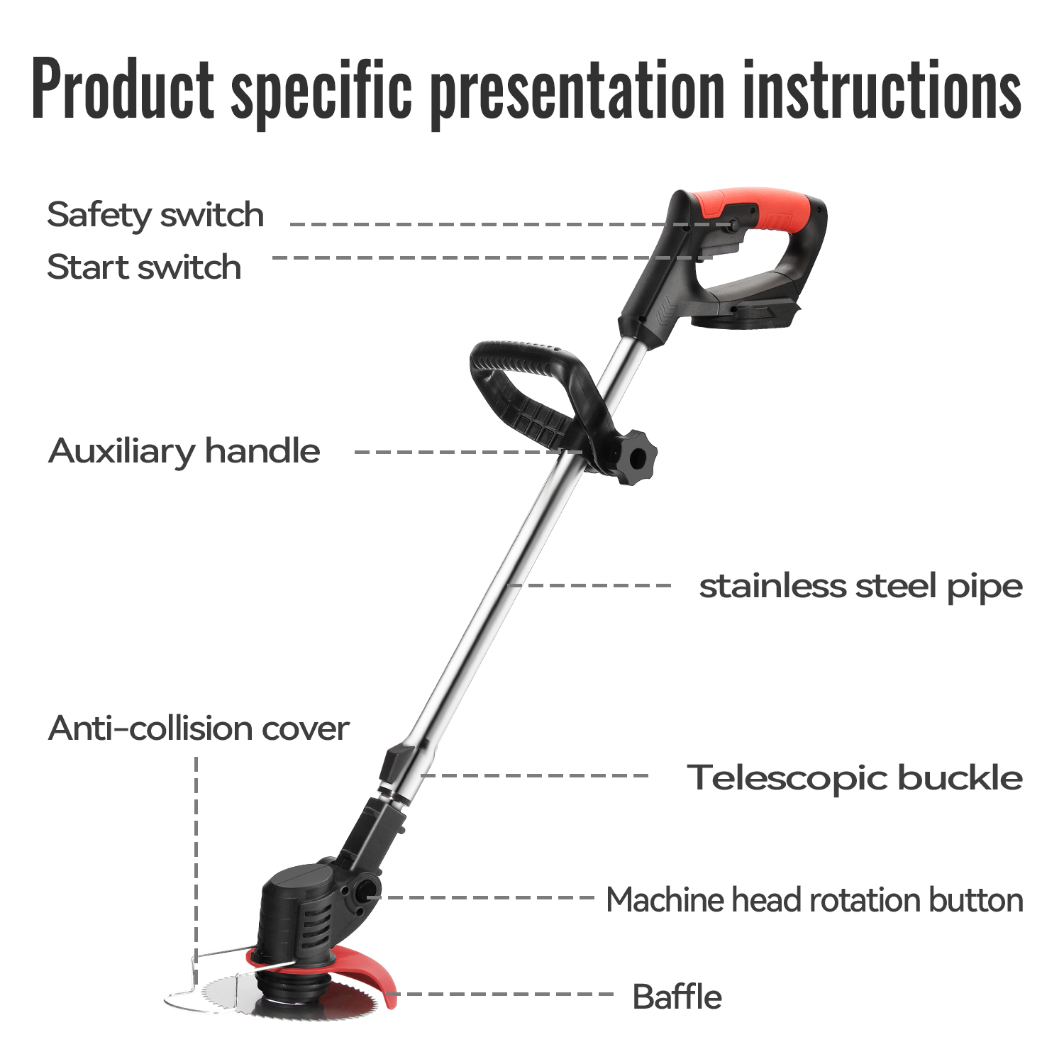 リチウム電動草刈り機 コードレス芝刈り機 ホイール付き ポー - Gardening Tools Grass Cutter のレビューと価格