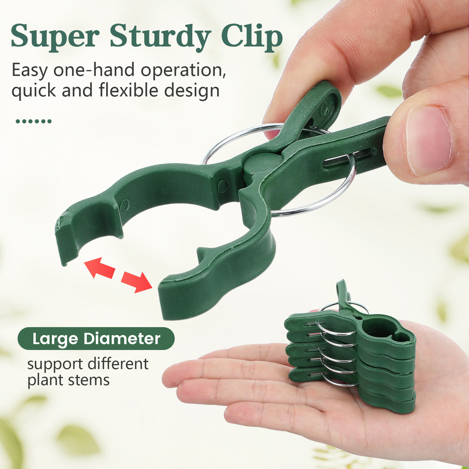 50個入り ガーデンオーナメントと装飾品 植物サポート固定ス - Plant Support Stake のレビューと価格