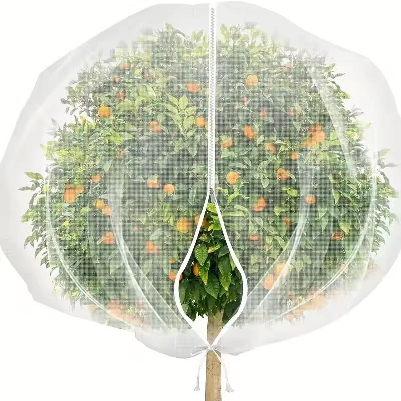 ● 大型果樹用ネットカバー、ジッパーと巾着付き、庭用防虫ネッ - Garden Netting Cover のレビューと価格
