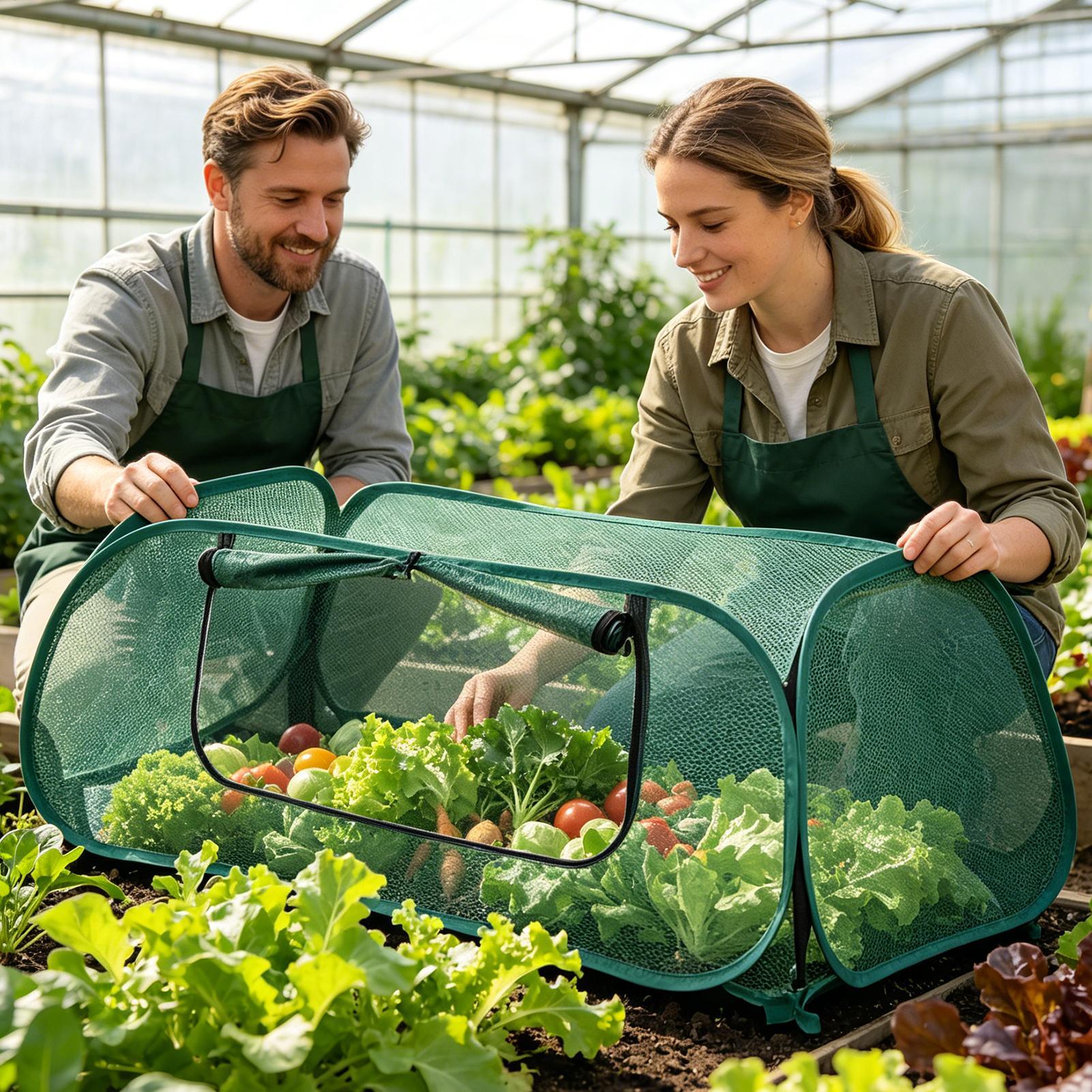 ポップアップ式ガーデンメッシュ植物カバー、持ち運び可能なネッ - Garden Netting Cover のレビューと価格