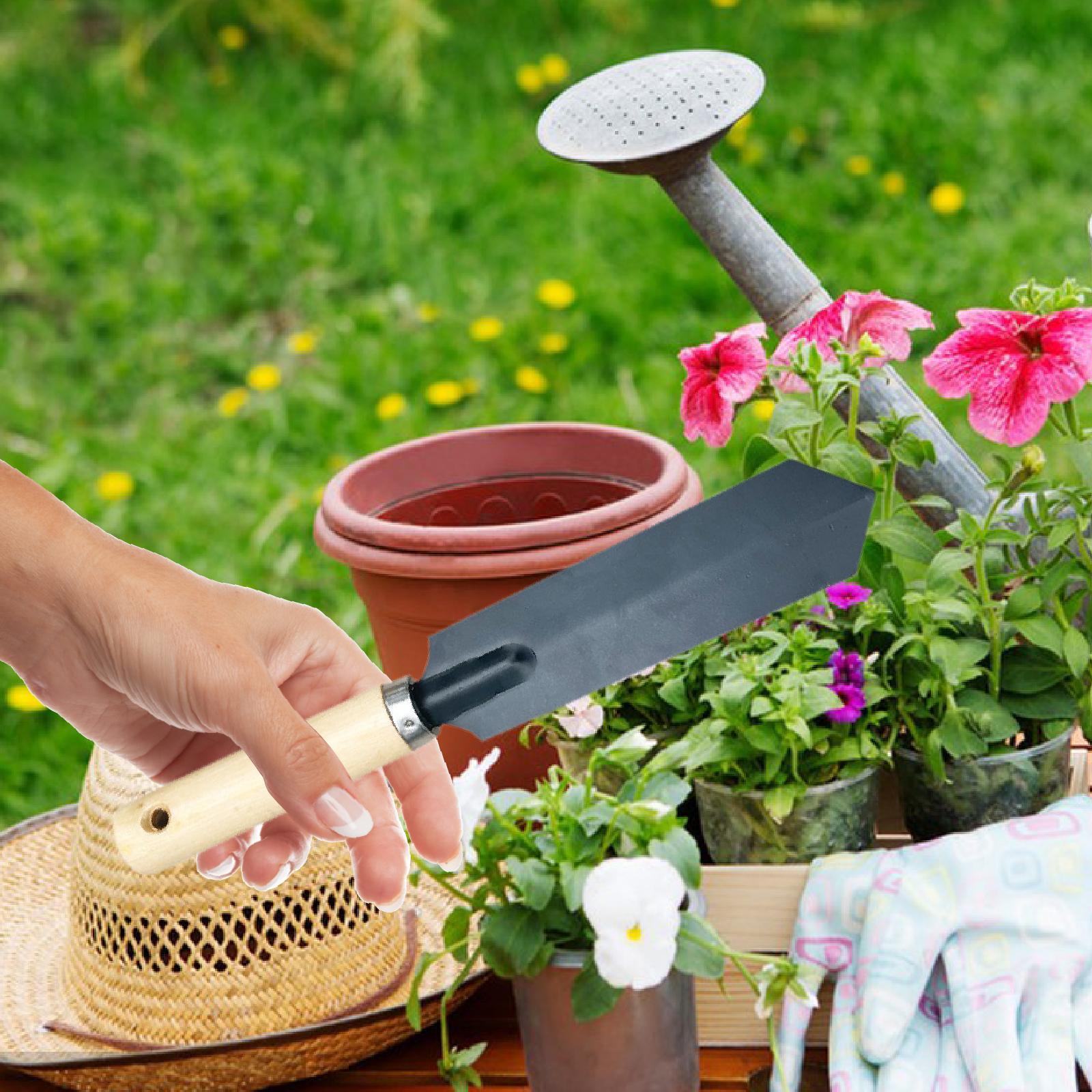 小型ガーデンスパデ掘削ツール木製ハンドル多機能ガーデニングツ - Gardening Tools Shovel のレビューと価格