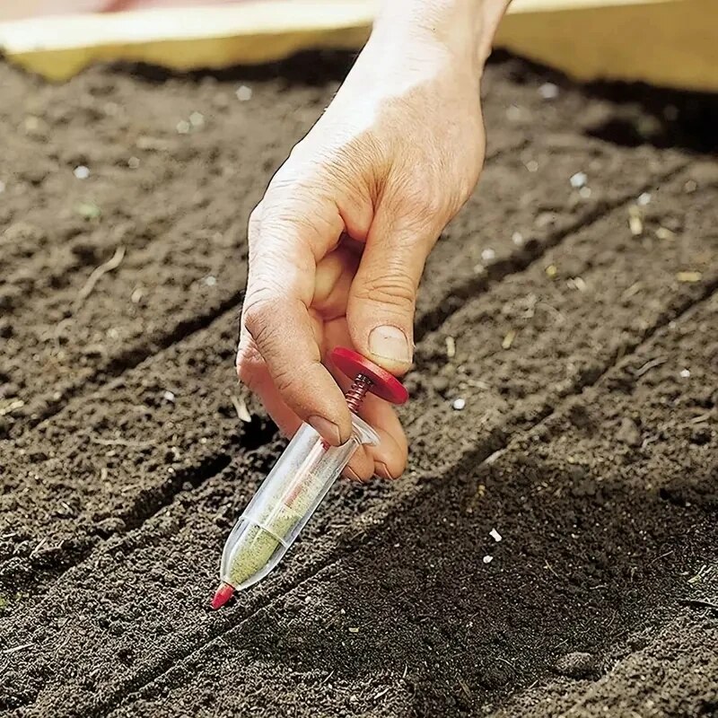 手動注射器式種まき機 家庭用小型播種器 野菜 花 庭園 育苗 - Gardening Tools Uses のレビューと価格