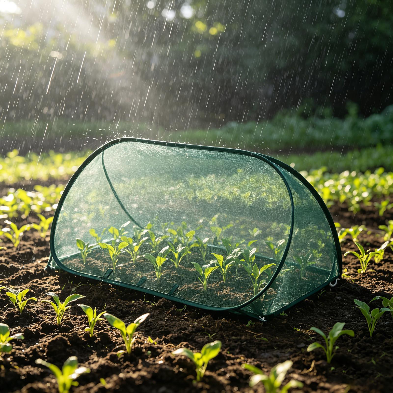 屋外植物カバー ガーデンメッシュ 植物保護ネット 洗えるポッ - Garden Netting Cover のレビューと価格