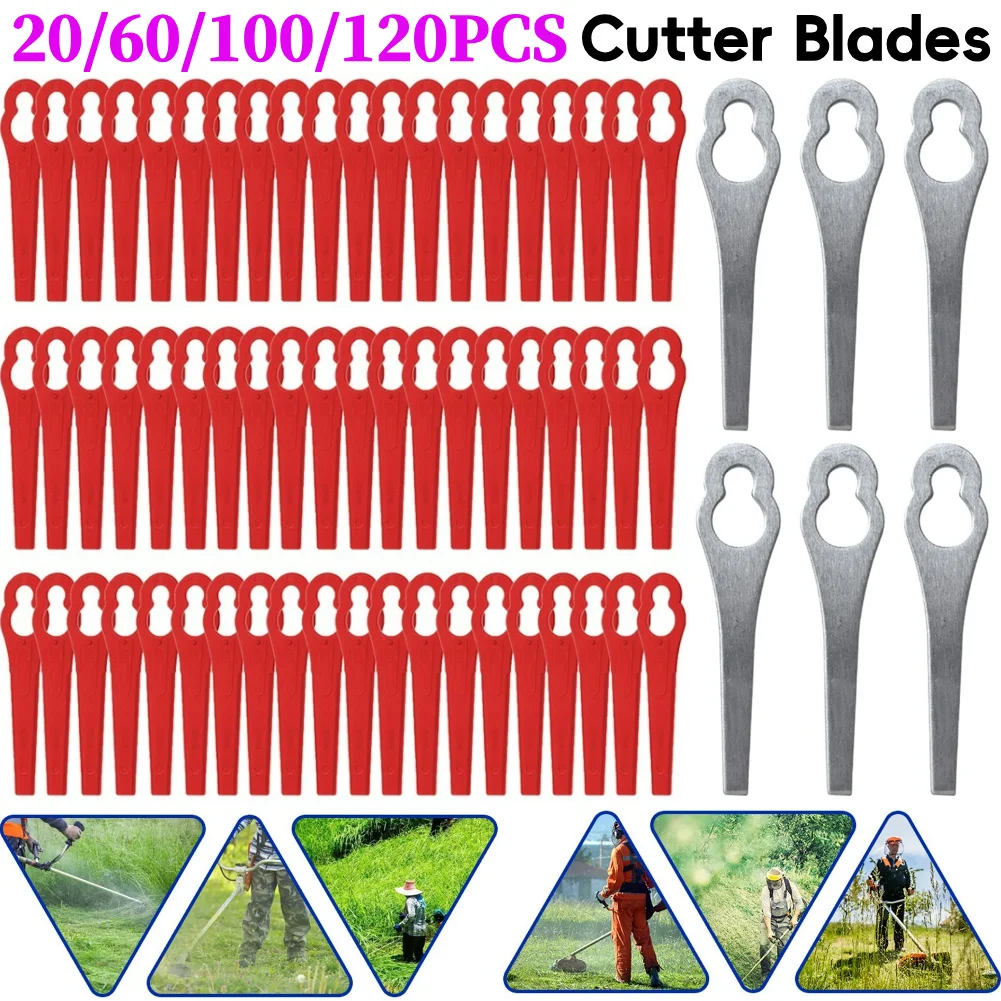 20/60/100/120 個交換用ブレードセットプラスチッ - Gardening Tools Grass Cutter のレビューと価格