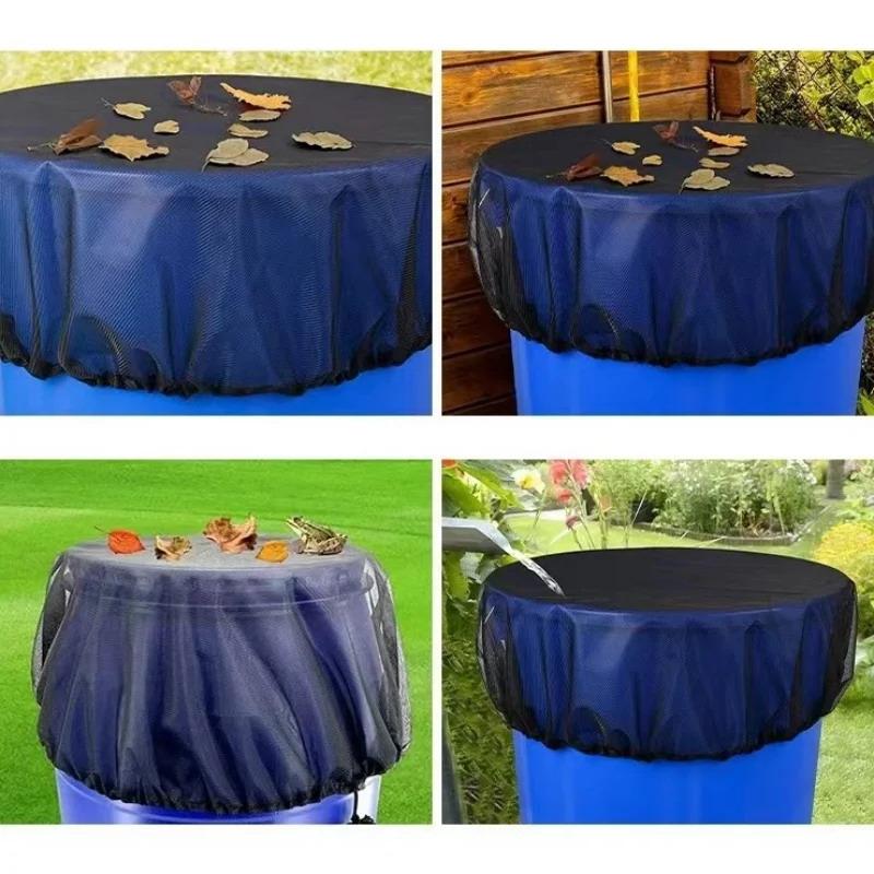 屋外用雨水バケツ用ファインメッシュネットカバー、庭用バレル用 - Garden Netting Cover のレビューと価格