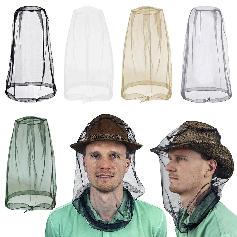 ガーデニングハット通気性蚊帳メッシュ軽量帽子ネットカバー蚊帳 - Garden Netting Cover のレビューと価格