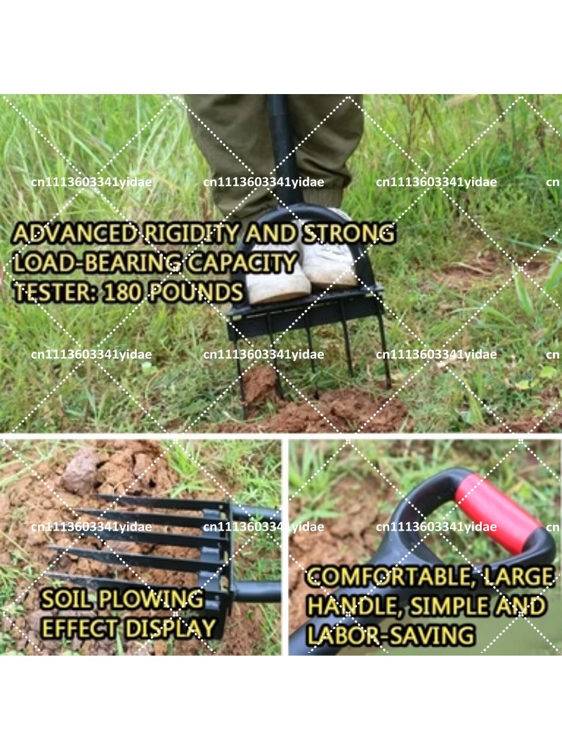 スチール製ガーデンフォーク、手動土壌耕耘ツール（深掘り用）、 - Gardening Tools Shovel のレビューと価格