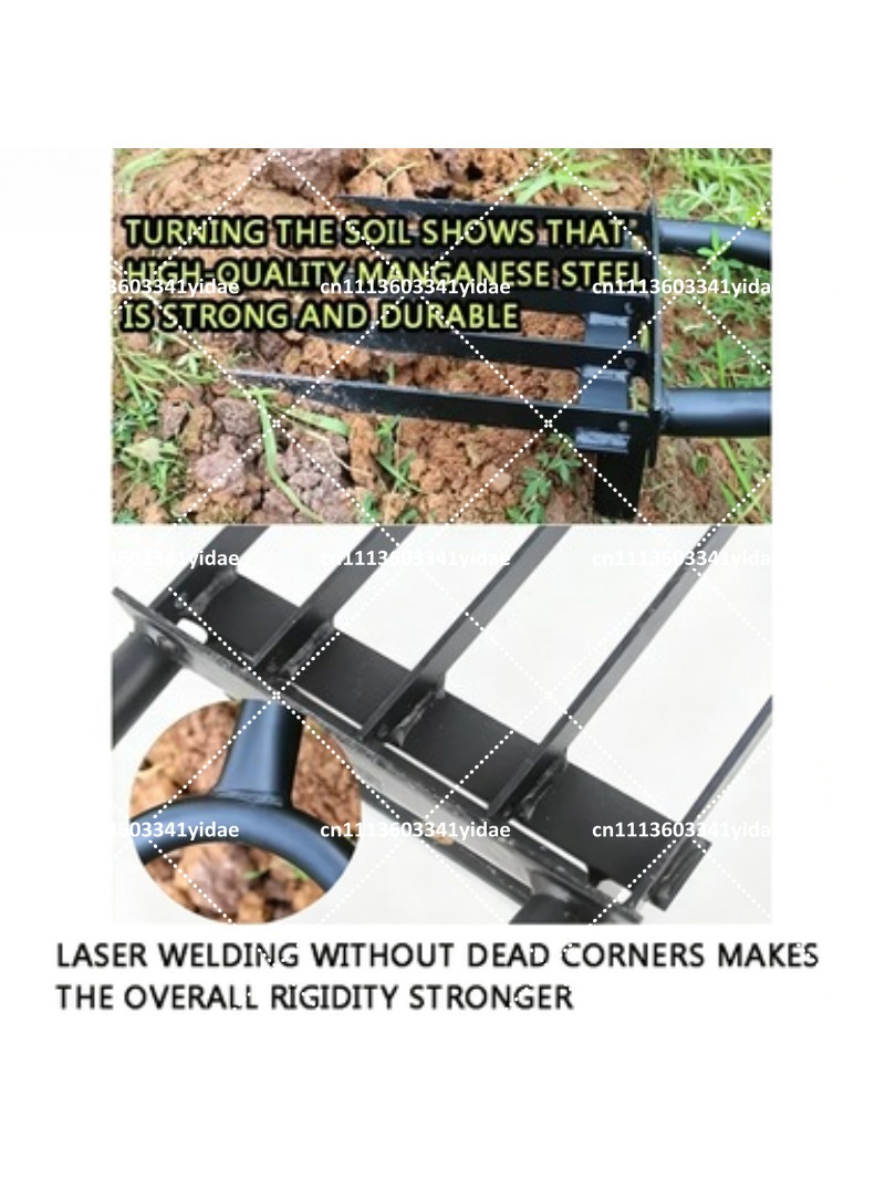 スチール製ガーデンフォーク、手動土壌耕耘ツール（深掘り用）、 - Gardening Tools Shovel のレビューと価格