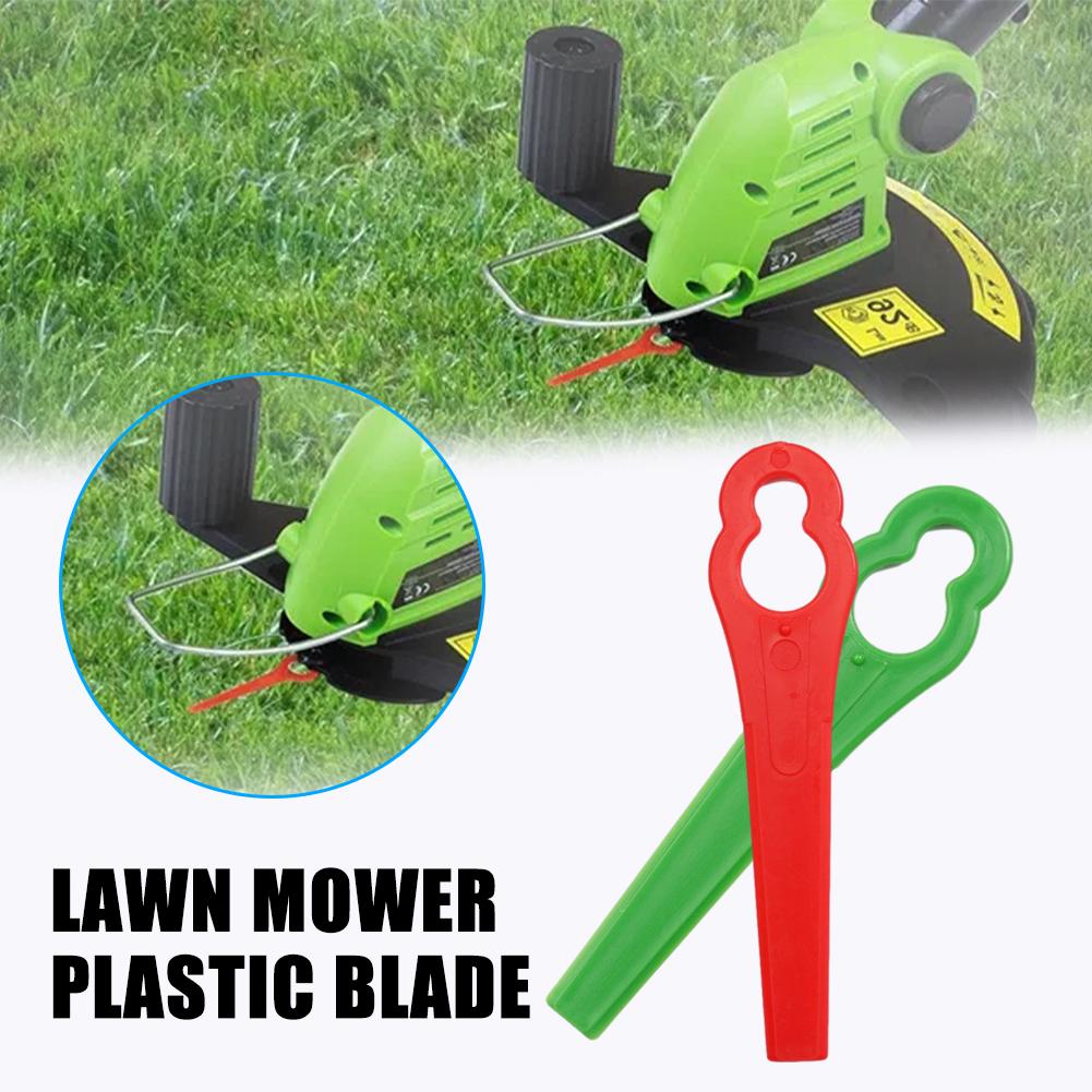 100 個プラスチック草刈り機交換用ブレードコードレスストリ - Gardening Tools Grass Cutter のレビューと価格