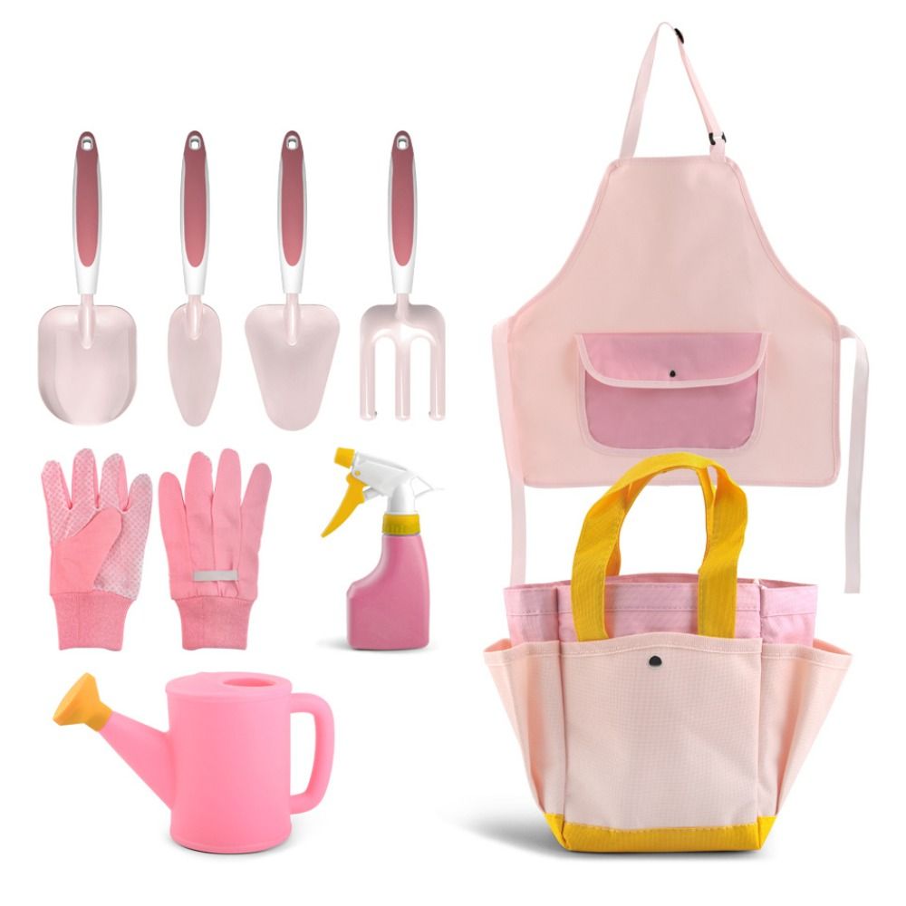 キャンディーカラー子供用ガーデンツールセットシャベルトロウェ - Gardening Tools For 8 Year Olds のレビューと価格