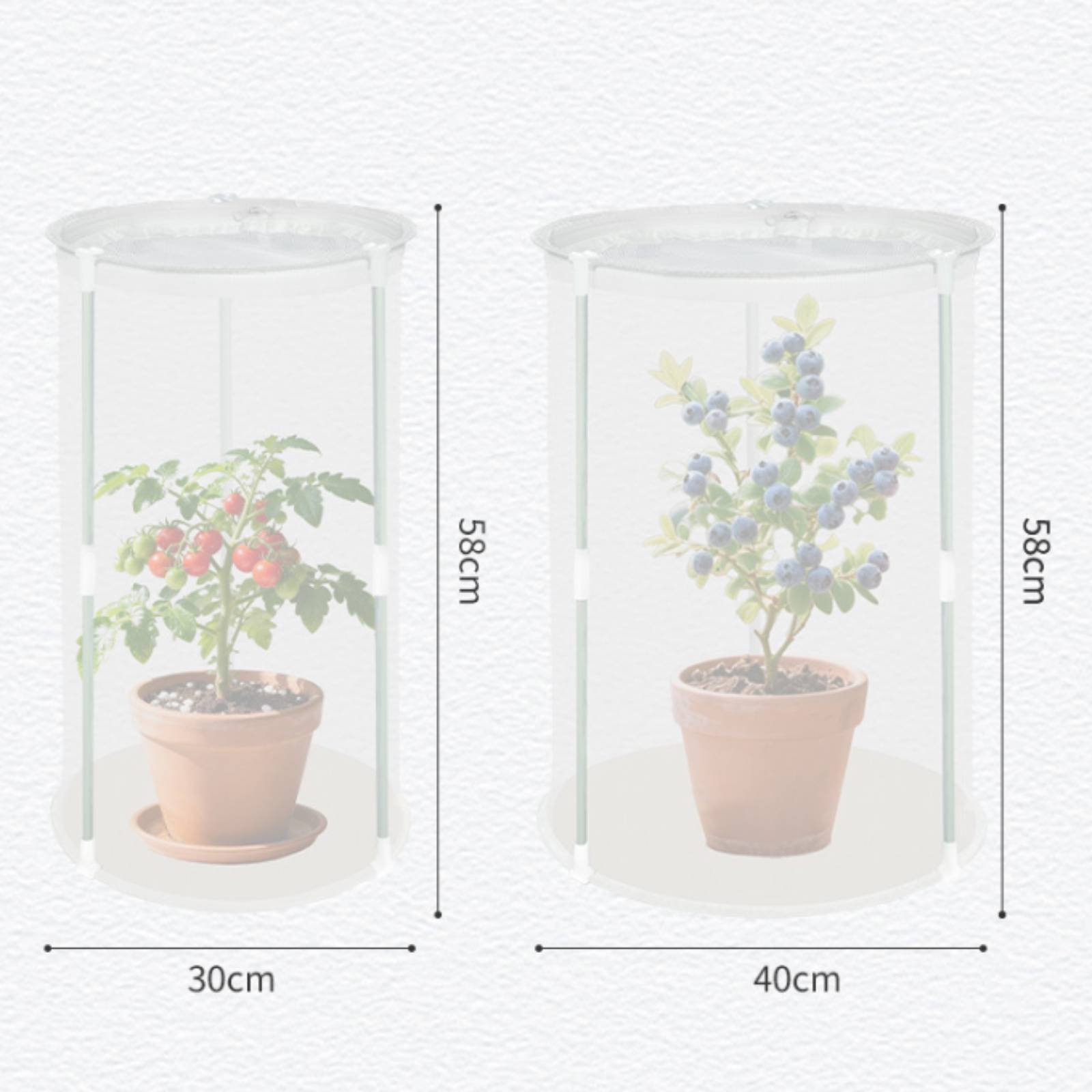 拡張可能な植物カバー 携帯用拡張式植物囲い ガーデンメッシュ - Garden Netting Cover のレビューと価格