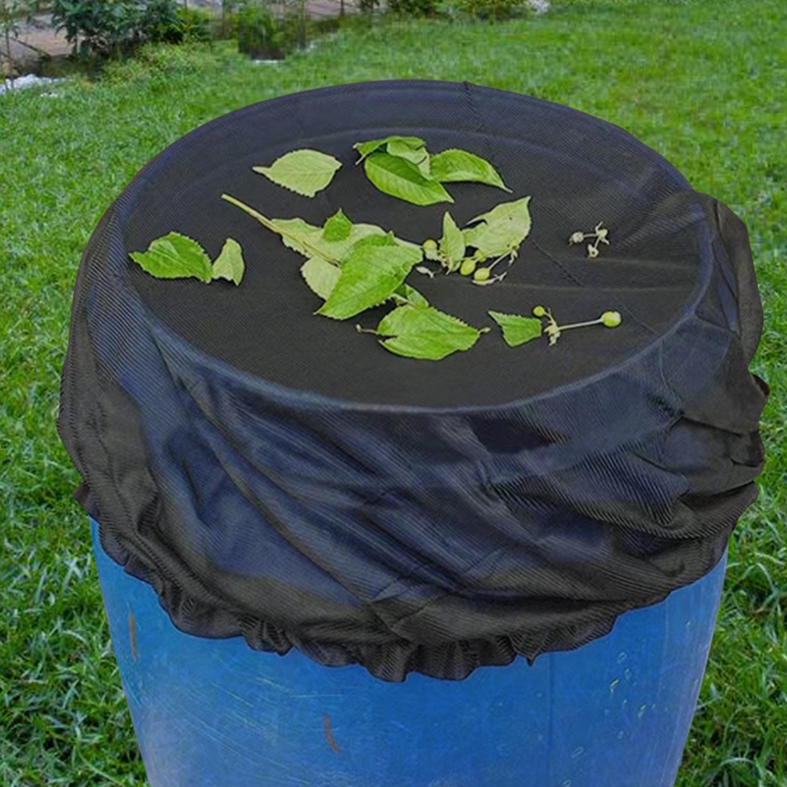屋外用メッシュカバーネット、雨水タンク、水汲みバケツカバー、 - Garden Netting Cover のレビューと価格