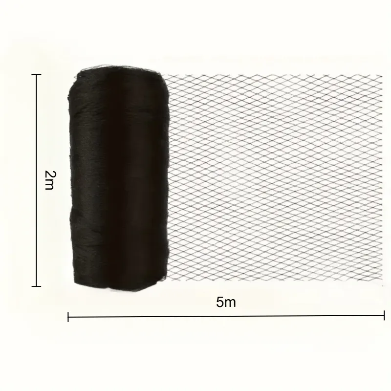 頑丈な黒色の防鳥ネット、再利用可能なPEメッシュバリア、2/ - Garden Netting Cover のレビューと価格
