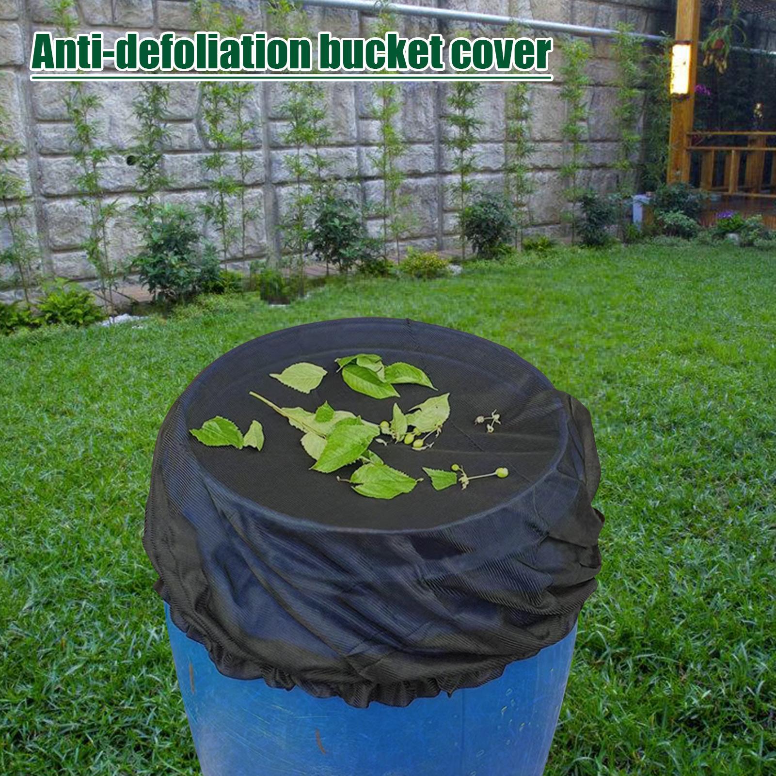 雨水タンク用メッシュカバーネット 水収集バケツカバー 汚れの - Garden Netting Cover のレビューと価格